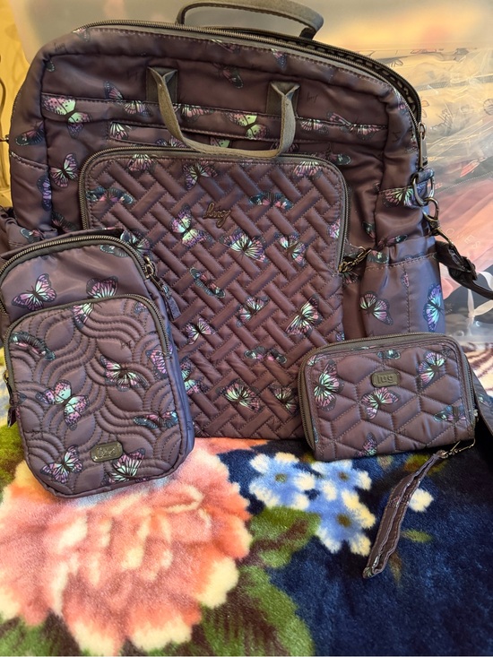 lug Handbags - Lug Sonata, Skeeter and Rodeo wallet bundle in Butterfly Grey